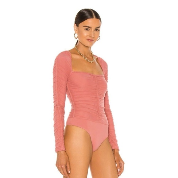 Michael Costello × REVOLVE Hallie Bodysuit in Mauve Size M - Picture 3 of 8